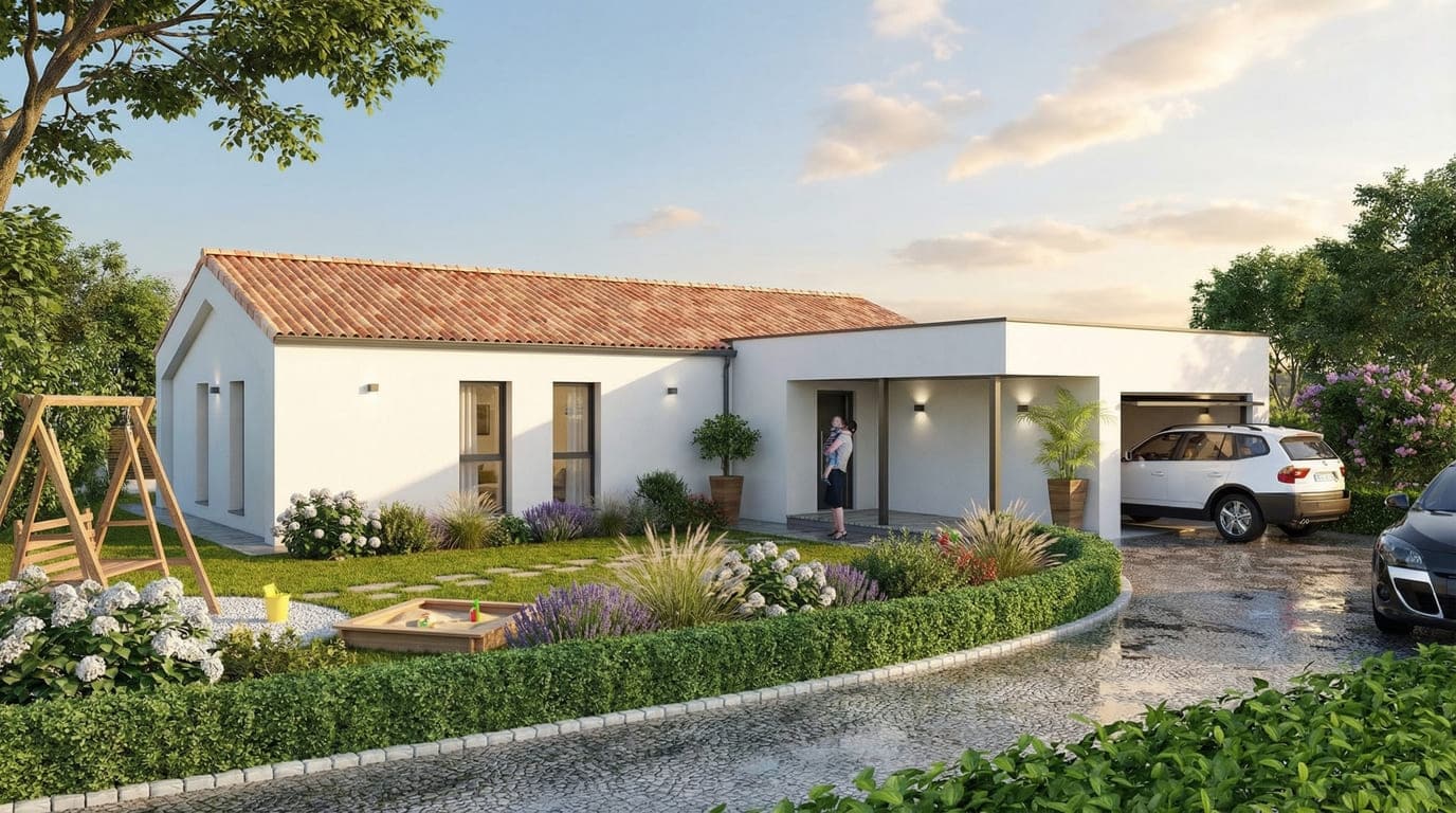 Maison + Terrain de 477 m2  à Saint-Benoît