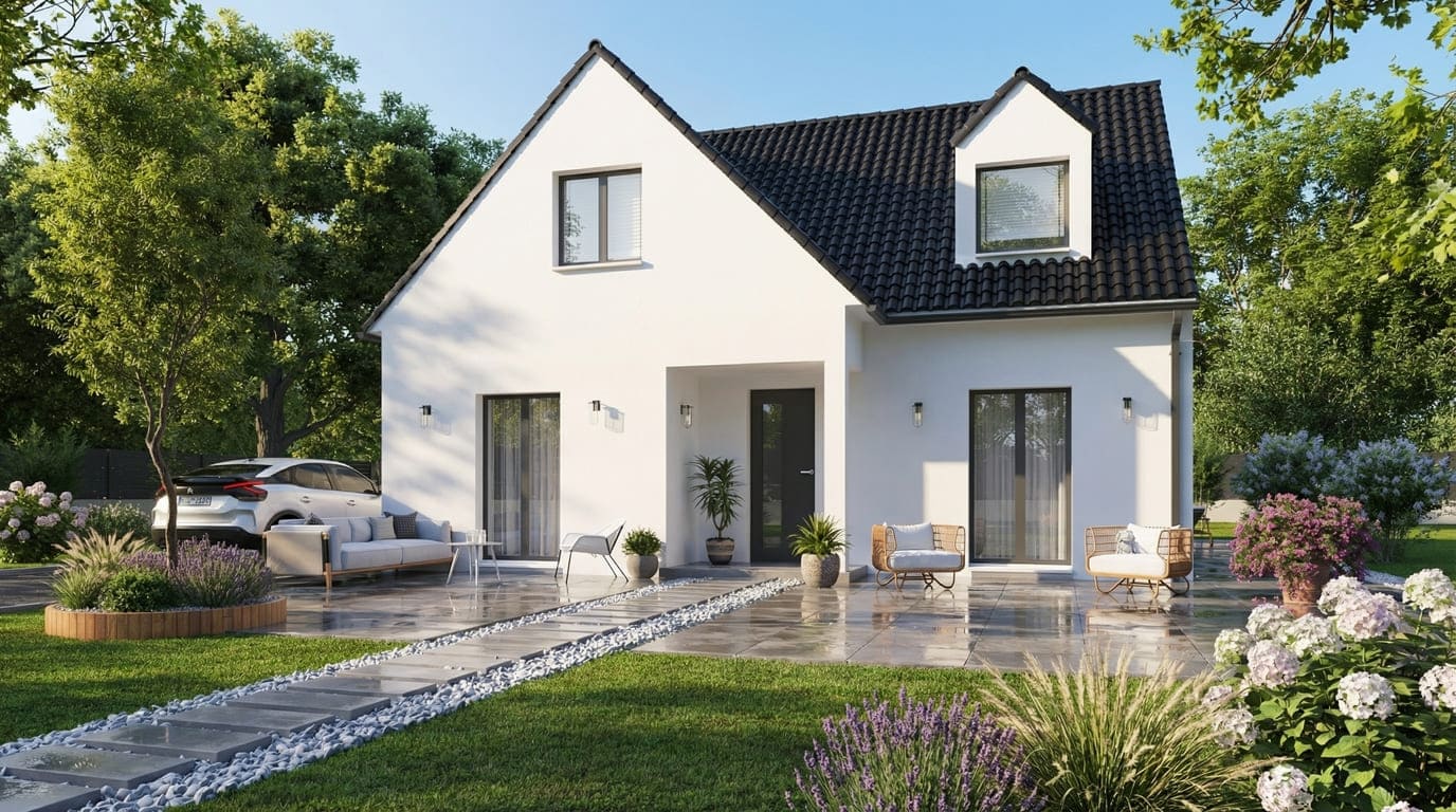 Maison + Terrain de 1 300 m2  à La Chapelle-sur-Oreuse