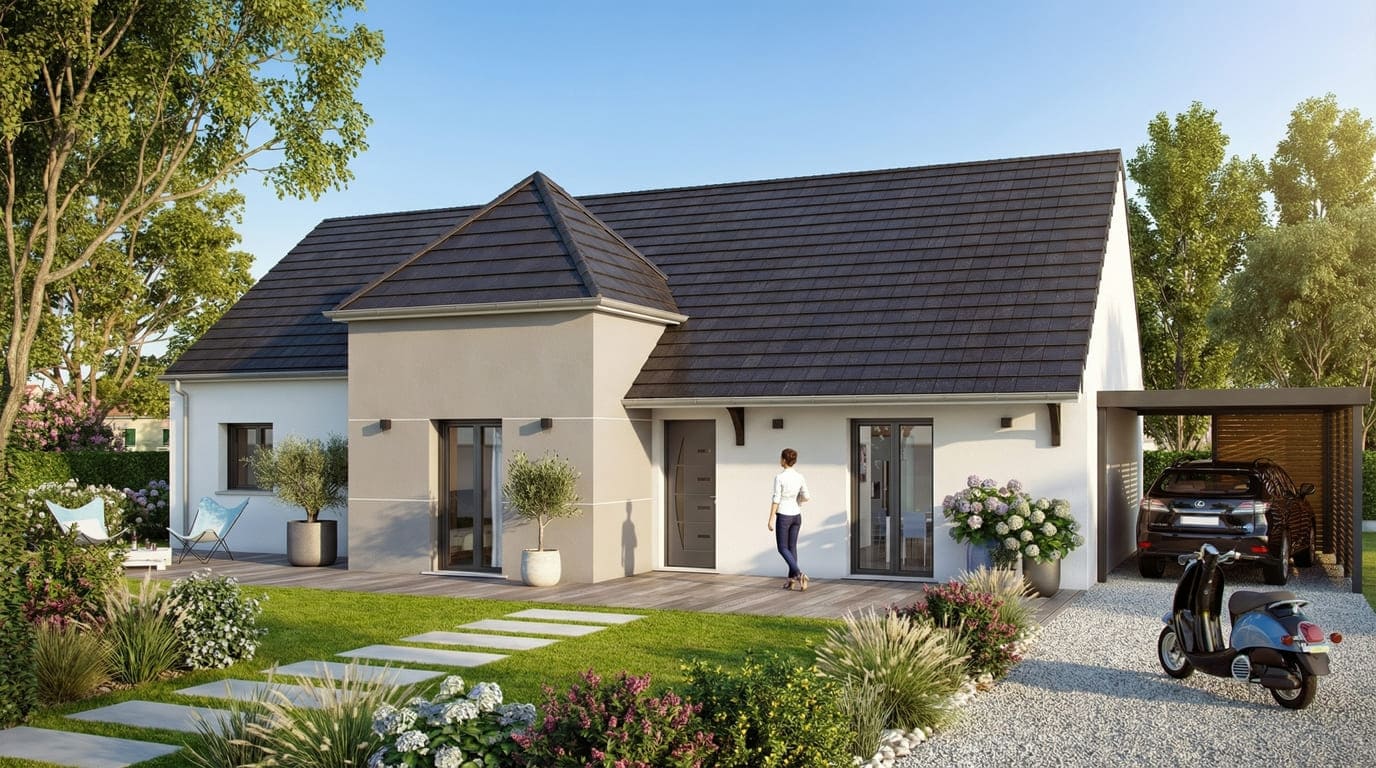 Maison + Terrain de 2 012 m2  à Égreville