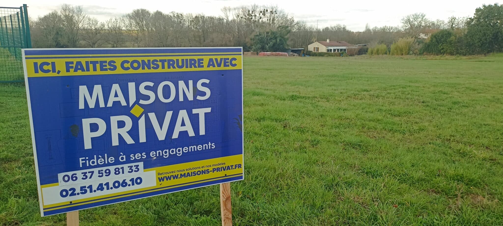 Terrain de 502m² à vendre à Aizenay (85)