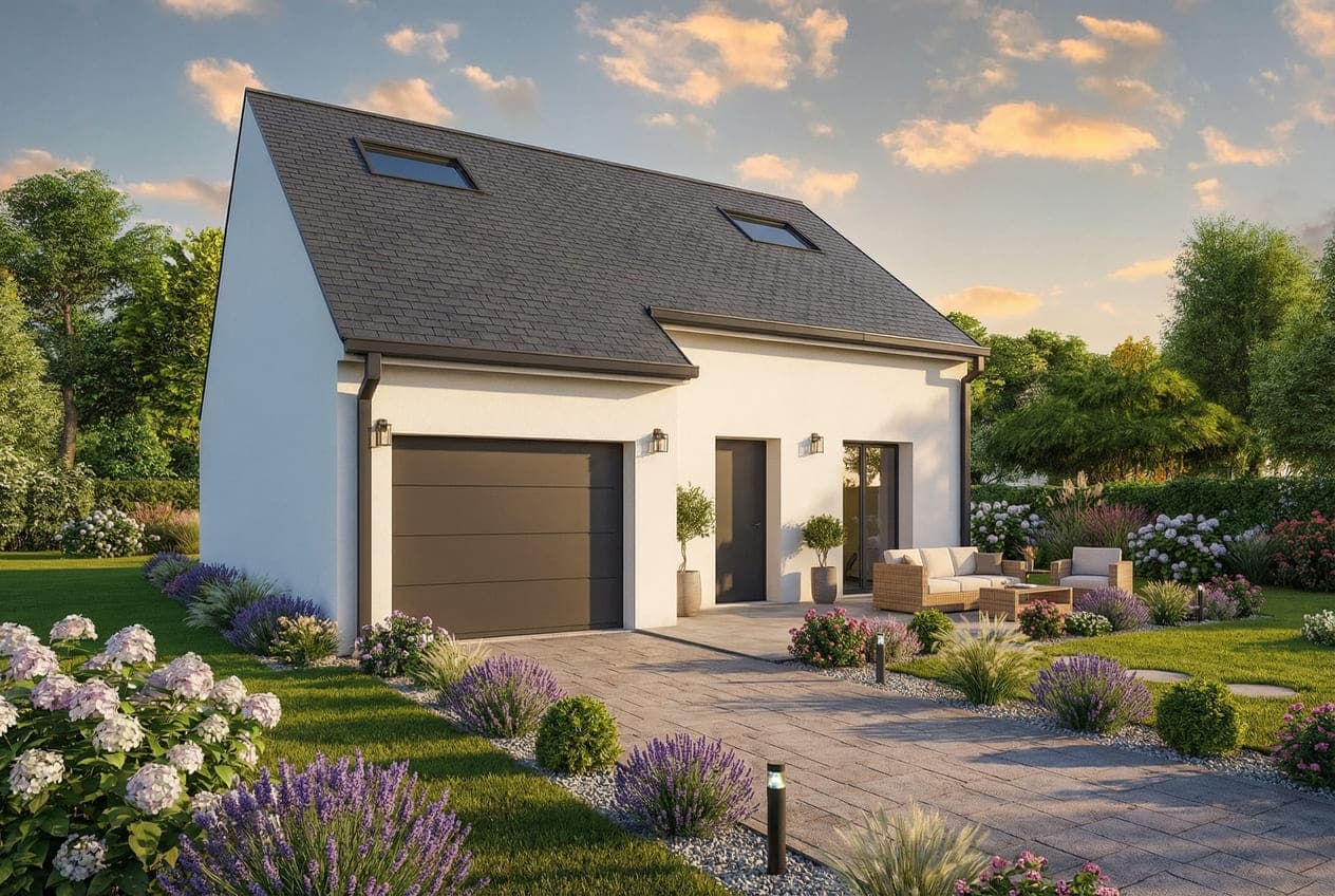 Maison + Terrain de 611 m2  à Vallères