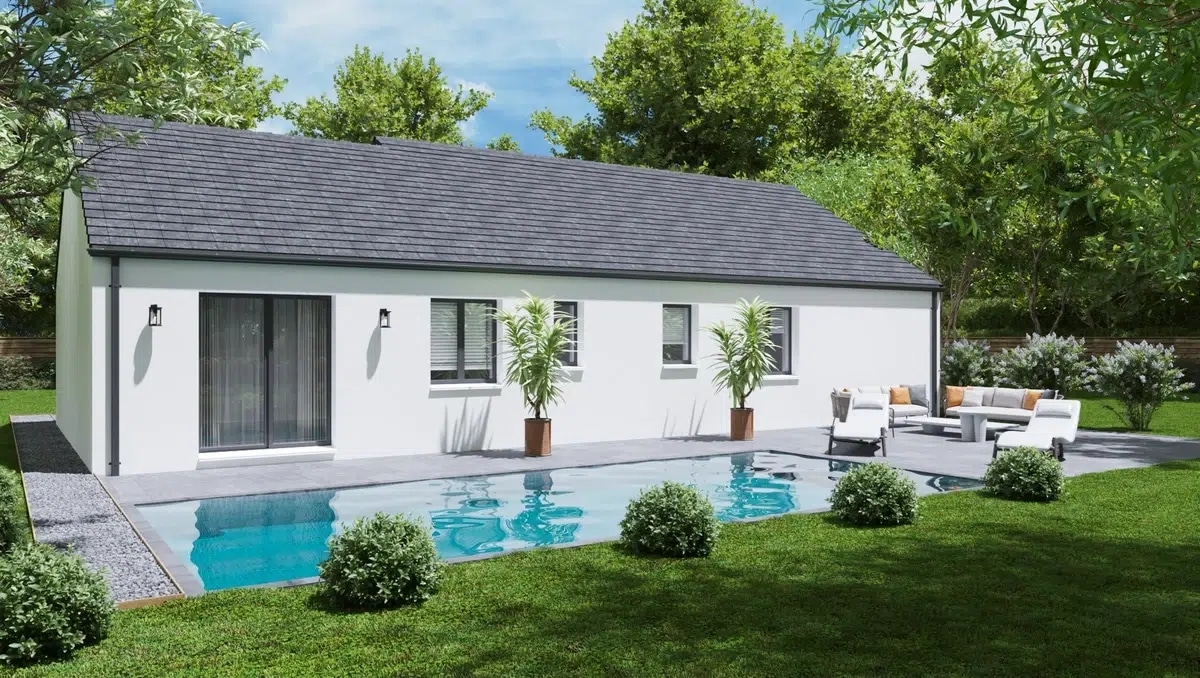 Maison + Terrain de 2 394 m2  à Langeron
