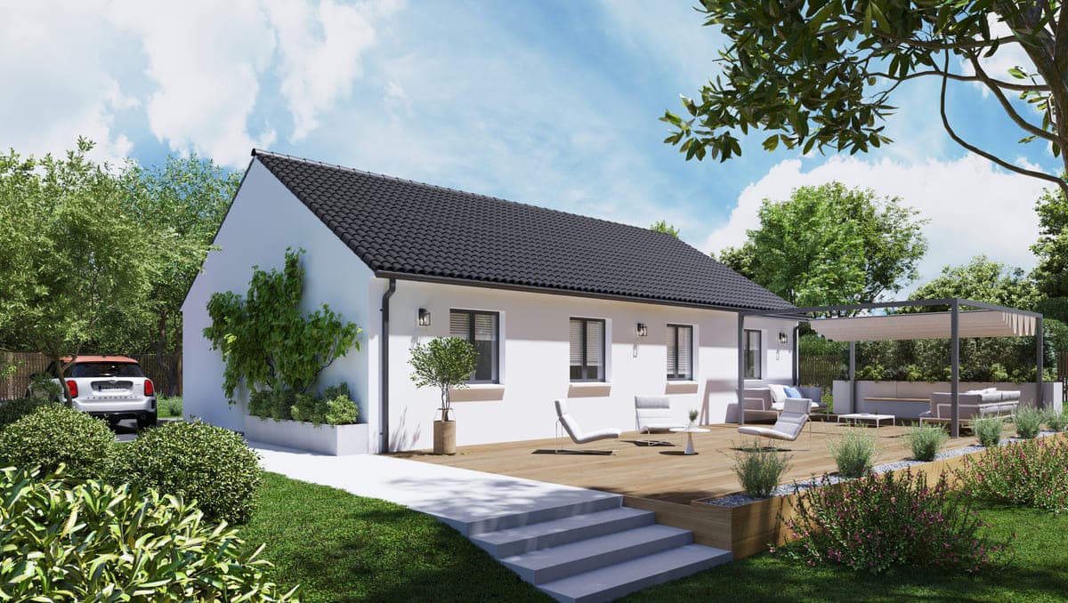 Maison + Terrain de 933 m2  à Moulins-sur-Yèvre