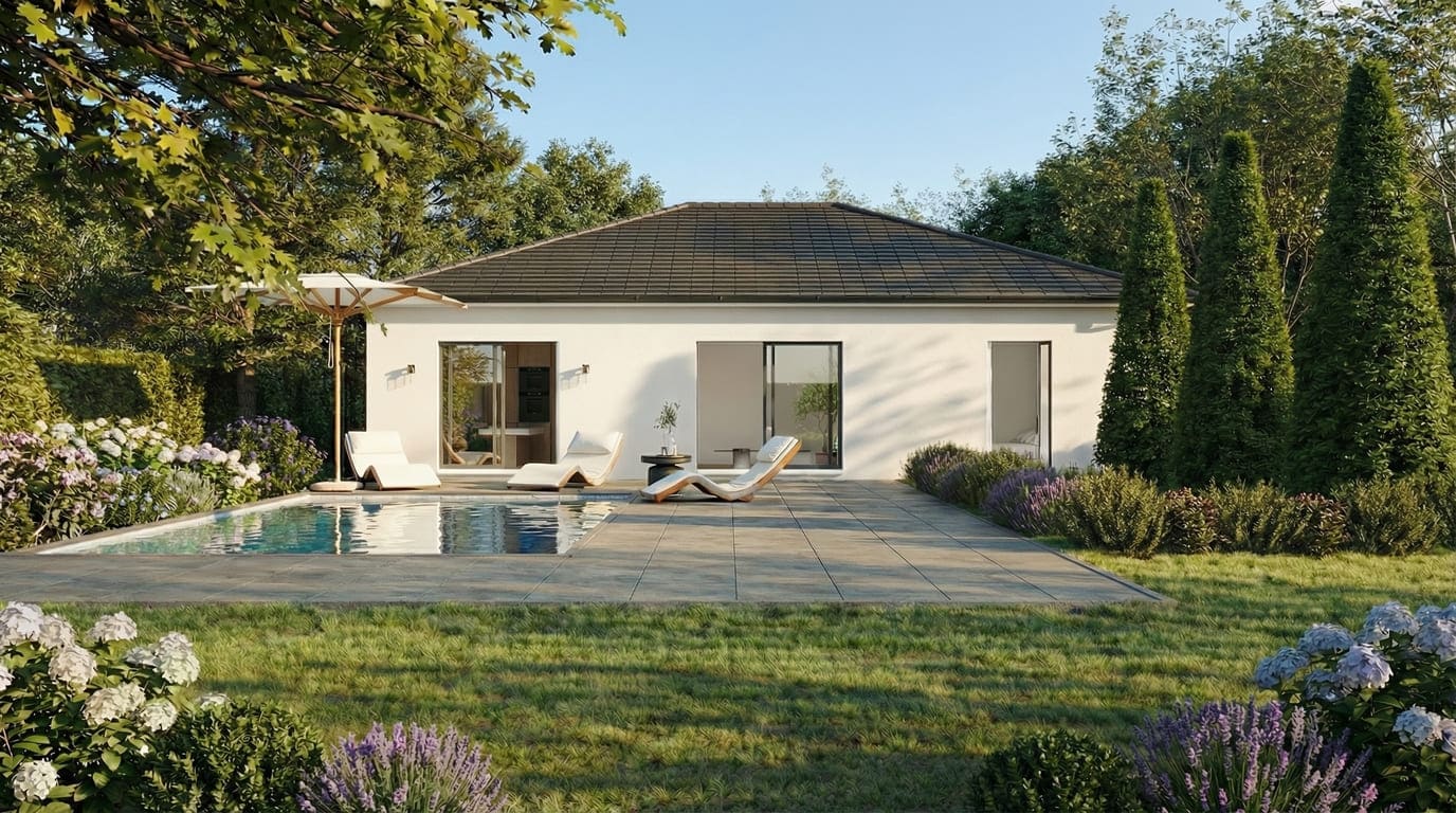 Maison + Terrain de 2 020 m2  à La Neuville-au-Pont