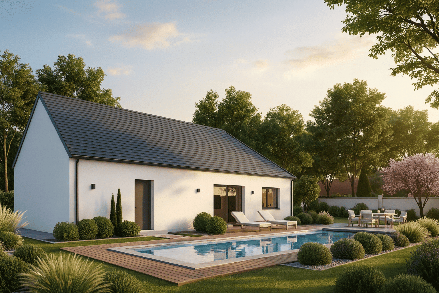 Maison + Terrain de 459 m2  à La Chapelle-Saint-Rémy