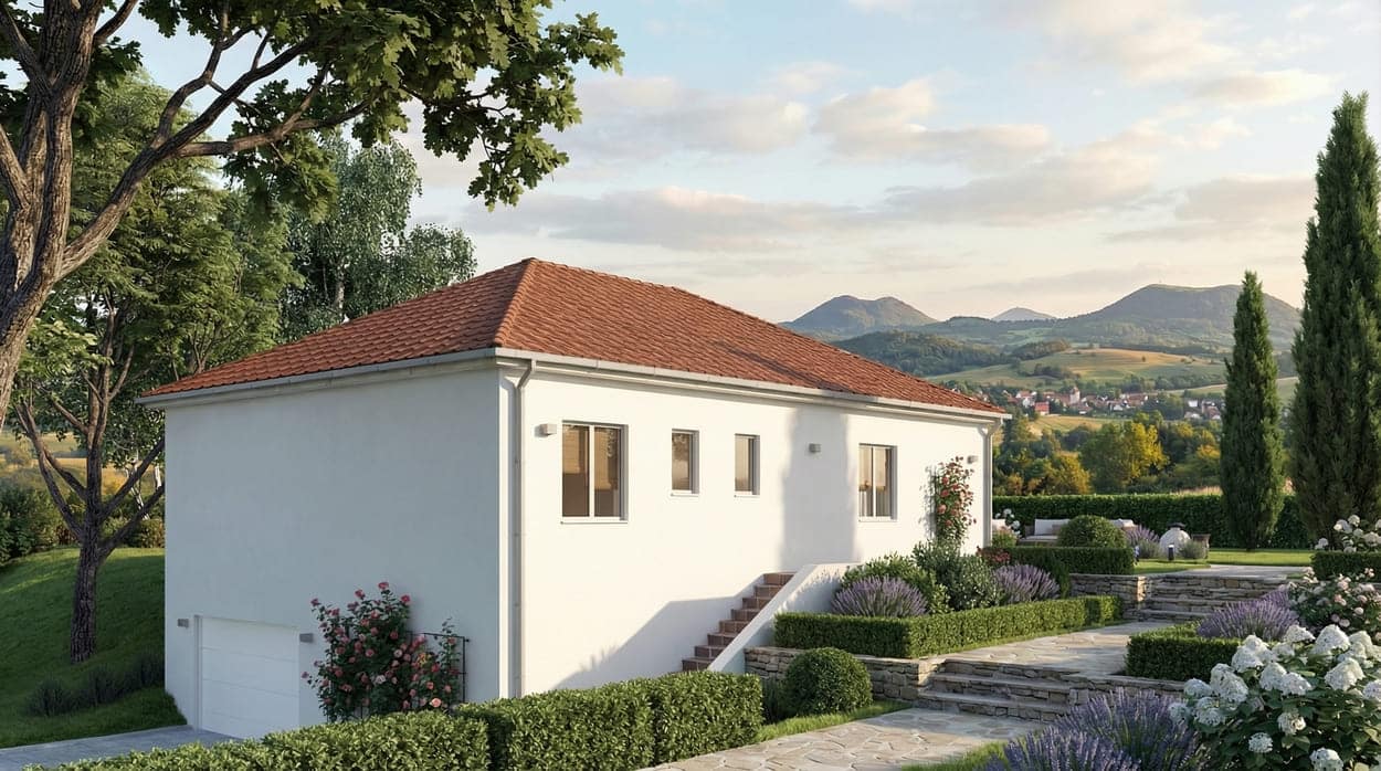 Maison + Terrain de 977 m2  à Le Breuil