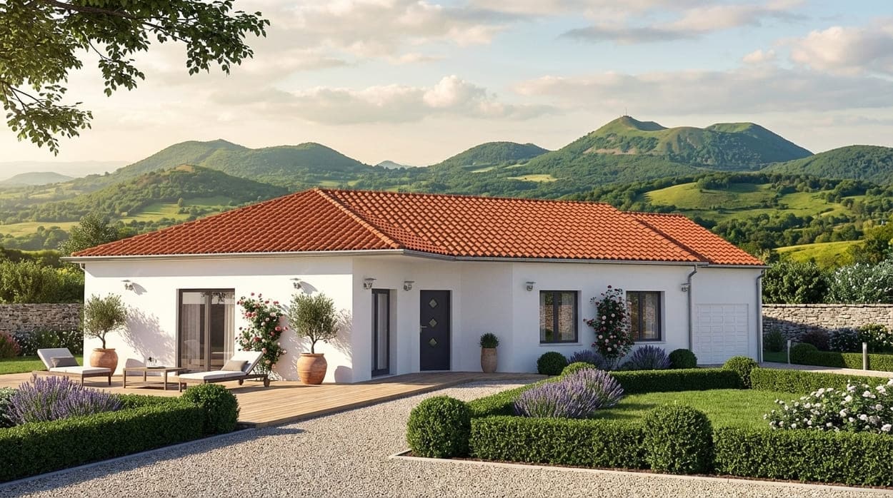 Maison + Terrain de 1 255 m2  à Coubon