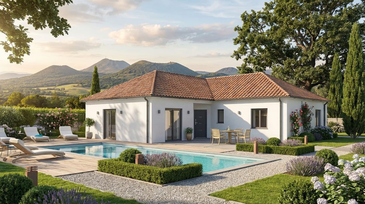 Maison + Terrain de 2 816 m2  à Meillard