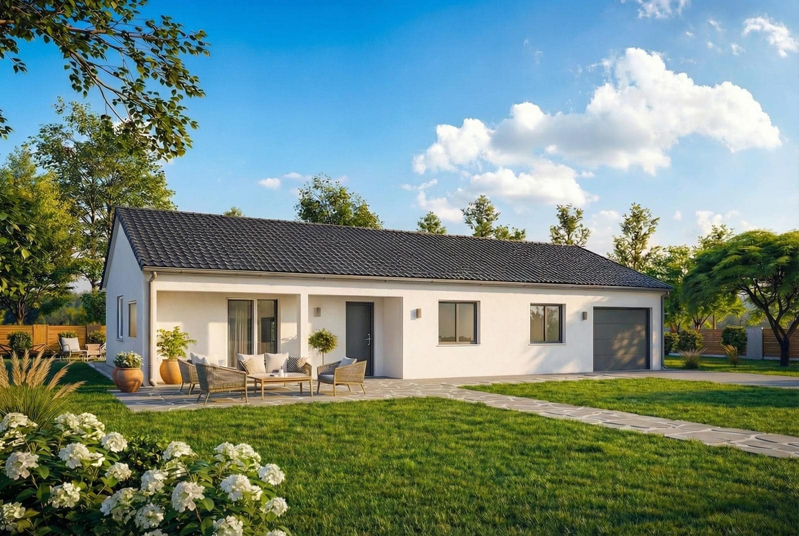 Maison + Terrain de 991 m2  à Saint-Amand-sur-Fion