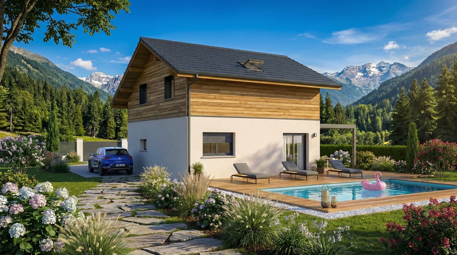 Maison + Terrain de 1 532 m2  à Magland