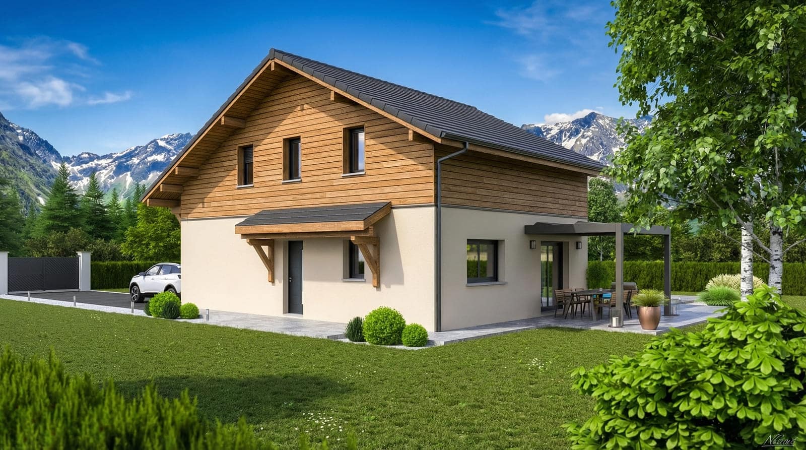 Maison + Terrain de 1 070 m2  à Saint-Jeoire