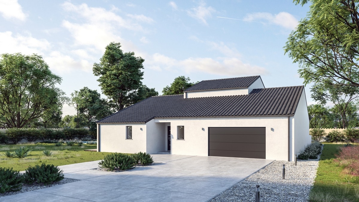 Maison + Terrain de 2 561 m2  à Saint-Germain-du-Seudre