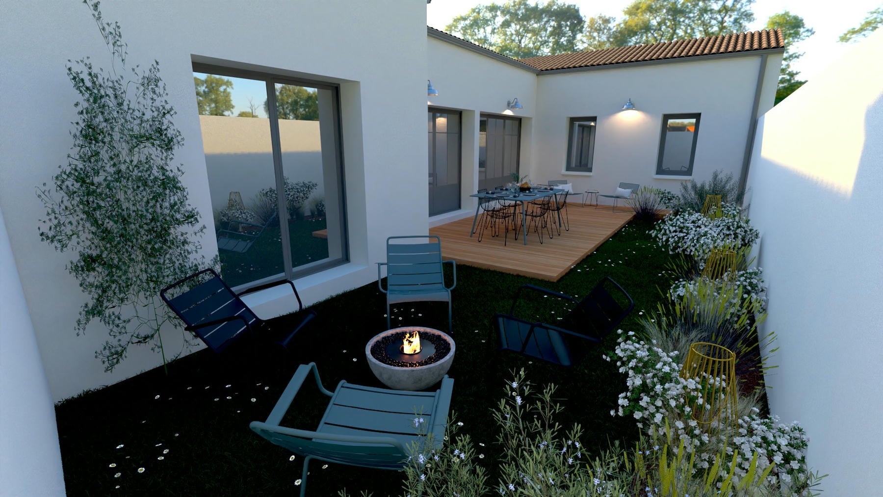 Maison + Terrain de 653 m2  à Échillais