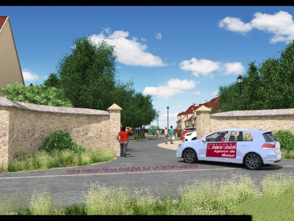 Terrain de 323m² à vendre à Chapelles-Bourbon (77)