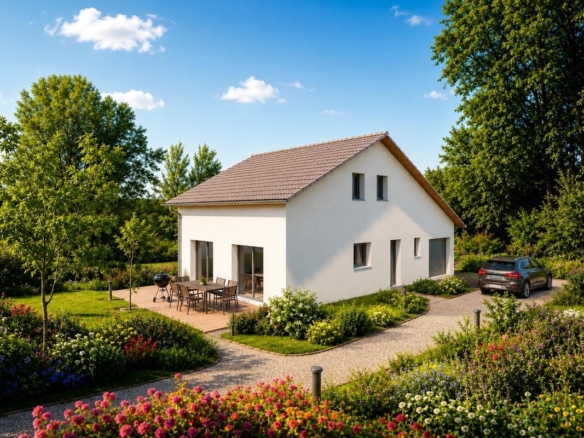 Maison + Terrain de 550 m2  à Marthod
