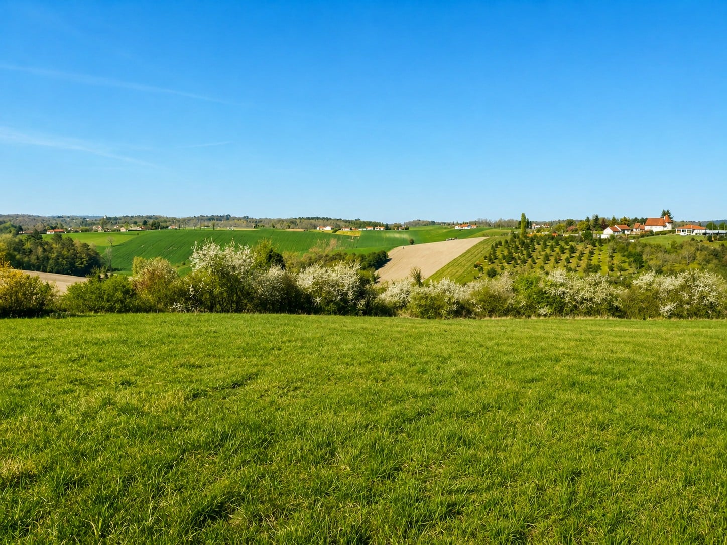 Terrain de 500m² à vendre à La Chapelle-Gonaguet (24)