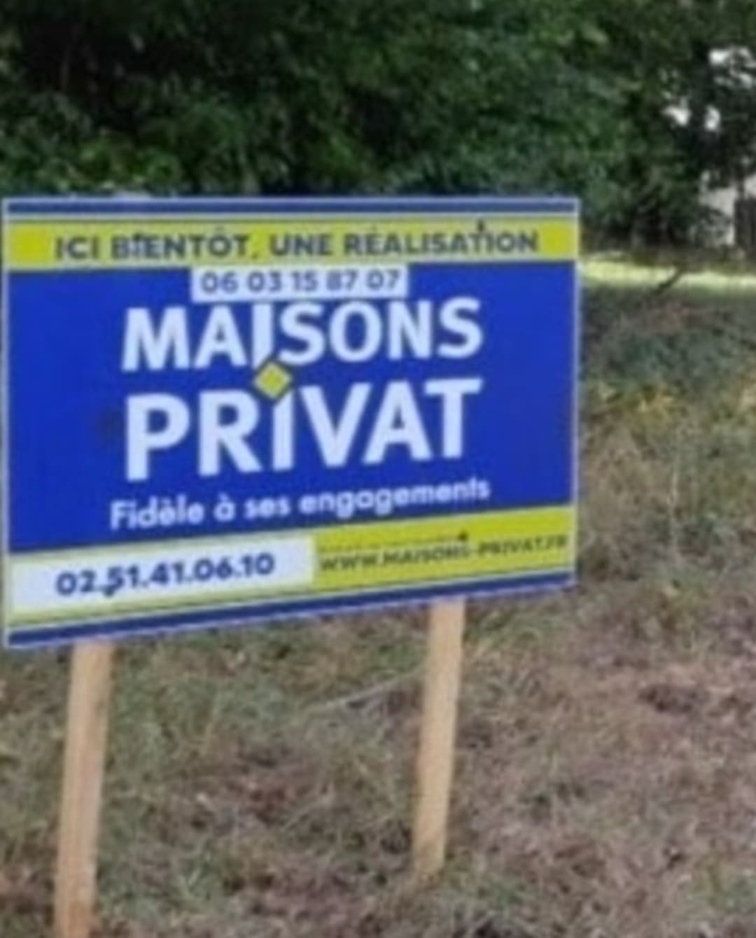 Terrain de 540m² à vendre à Aubigny (85)