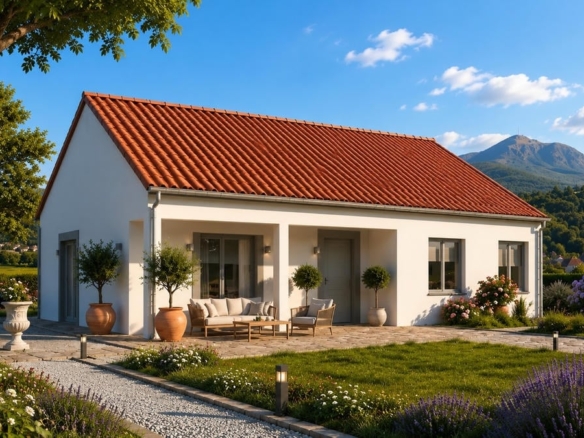 Maison + Terrain de 977 m2  à Le Breuil