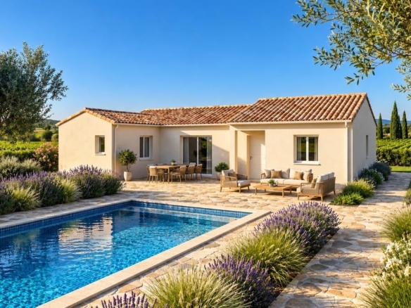 Maison + Terrain de 3 500 m2  à Léguillac-de-l’Auche