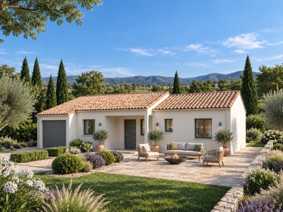 Maison + Terrain de 1 000 m2  à Saint-Méard-de-Drône